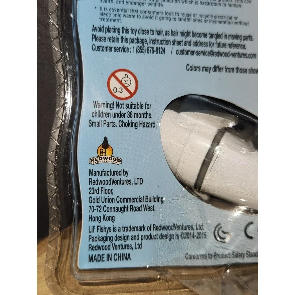 Rare~LIL' FISHYS Motorized‎ Water Pets- Hammerhead Shark Hammie-New & Sealed